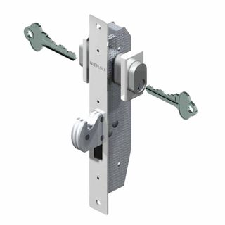 YALE SHORT BACKSET SLIDING DOOR LOCKS