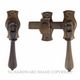 FRENCH DOOR FASTENERS ANTIQUE BRONZE