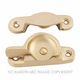 SASH WINDOW FASTENER SATIN BRASS