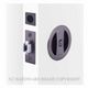 SLIDING DOOR PRIVACY SETS SATIN GRAPHITE
