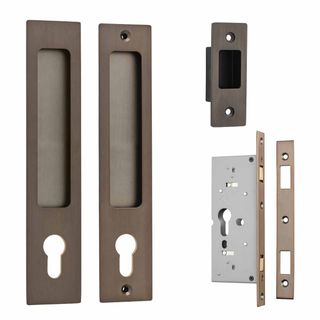 SLIDING DOOR LOCKSETS SIGNATURE BRASS