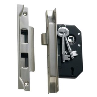 TRADCO 3 LEVER REBATED MORTICE LOCKS