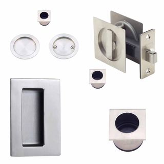 SLIDING DOOR FLUSH PULLS & LATCHES