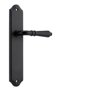 LEVER ON PLATE BLACK