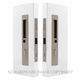 SLIDING DOOR LOCKSETS BRUSHED NICKEL