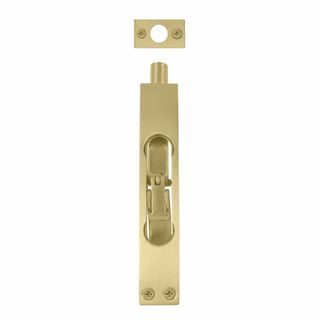 FLUSH BOLTS MATT SATIN BRASS