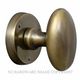 KNOB ON ROSE OIL RUBBED BRONZE