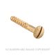 WOOD SCREWS POLISHED BRASS