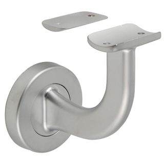 BANNISTER BRACKETS SATIN CHROME