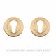 EURO CYLINDER ESCUTCHEONS BRUSHED BRASS