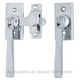 FRENCH DOOR FASTENERS CHROME PLATE