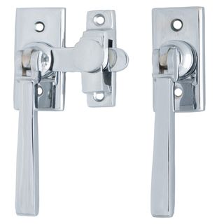 FRENCH DOOR FASTENERS CHROME PLATE