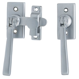 FRENCH DOOR FASTENERS SATIN CHROME