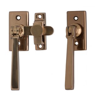 FRENCH DOOR FASTENERS FLORENTINE BRONZE