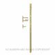 CASEMENT STAY UNLACQUERED BRASS