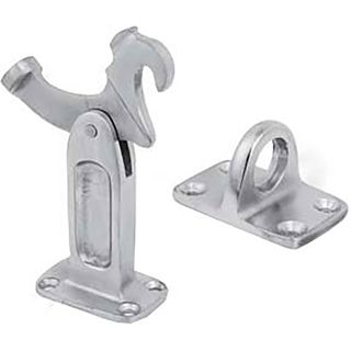 DOOR HOLDERS SATIN CHROME