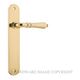 DOOR FURNITURE POLISHED BRASS