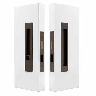 SLIDING DOOR PRIVACY SETS ANTIQUE BRONZE