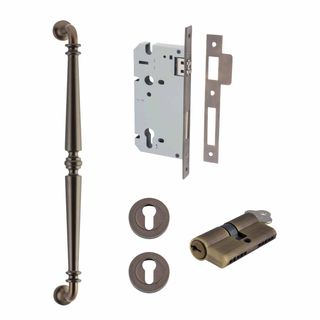 PULL HANDLE LOCK KITS SIGNATURE BRASS