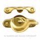 SASH WINDOW FASTENER UNLACQUERED BRASS