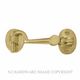 CABIN HOOKS MATT SATIN BRASS