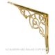 SHELF BRACKETS POLISHED BRASS