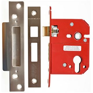 RESIDENTIAL MORTICE LOCKS SATIN NICKEL