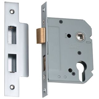 RESIDENTIAL MORTICE LOCKS SATIN CHROME