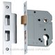 RESIDENTIAL MORTICE LOCKS CHROME PLATE