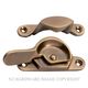 SASH WINDOW FASTENER ANTIQUE BRASS