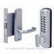 MECHANICAL DIGITAL LOCKS SATIN CHROME