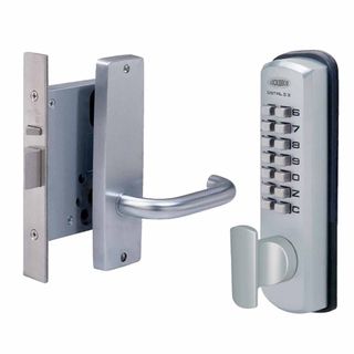 MECHANICAL DIGITAL LOCKS SATIN CHROME