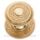 DOOR CENTRE KNOBS POLISHED BRASS