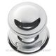 DOOR CENTRE KNOBS CHROME PLATE