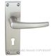 LEVER ON PLATE BRUSHED NICKEL