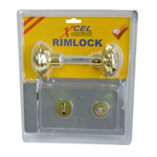 RIM LOCKS SATIN CHROME