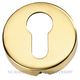 EURO CYLINDER ESCUTCHEONS POLISHED BRASS