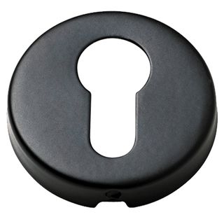 EURO CYLINDER ESCUTCHEONS BLACK