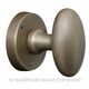 KNOB ON ROSE ROMAN BRASS