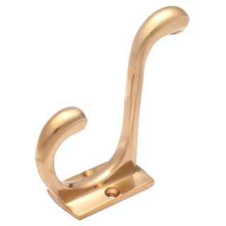 HAT-COAT & ROBE HOOKS POLISHED BRASS