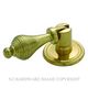 CABINET TEAR DROP HANDLES POLISHED BRASS