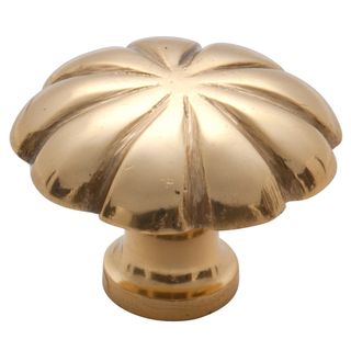 CABINET KNOBS POLISHED BRASS