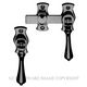 FRENCH DOOR FASTENERS BLACK