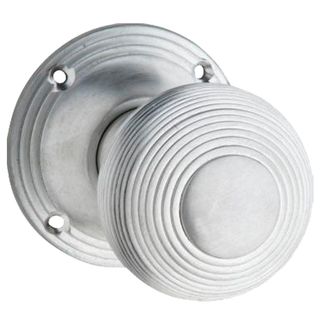 KNOB ON ROSE SATIN CHROME