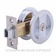 SLIDING DOOR LOCKSETS SATIN CHROME