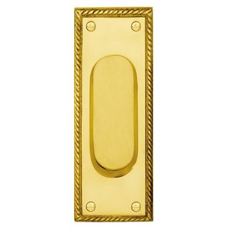 SLIDING DOOR HARDWARE POLISHED BRASS