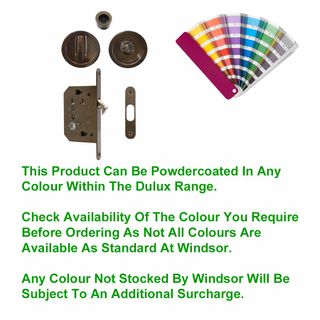 SLIDING DOOR PRIVACY SETS POWDERCOAT