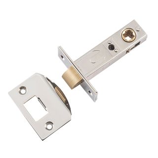 MORTICE LATCHES POLISHED NICKEL
