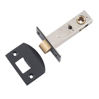 MORTICE LATCHES BLACK