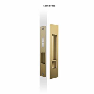 SLIDING DOOR HARDWARE SATIN BRASS